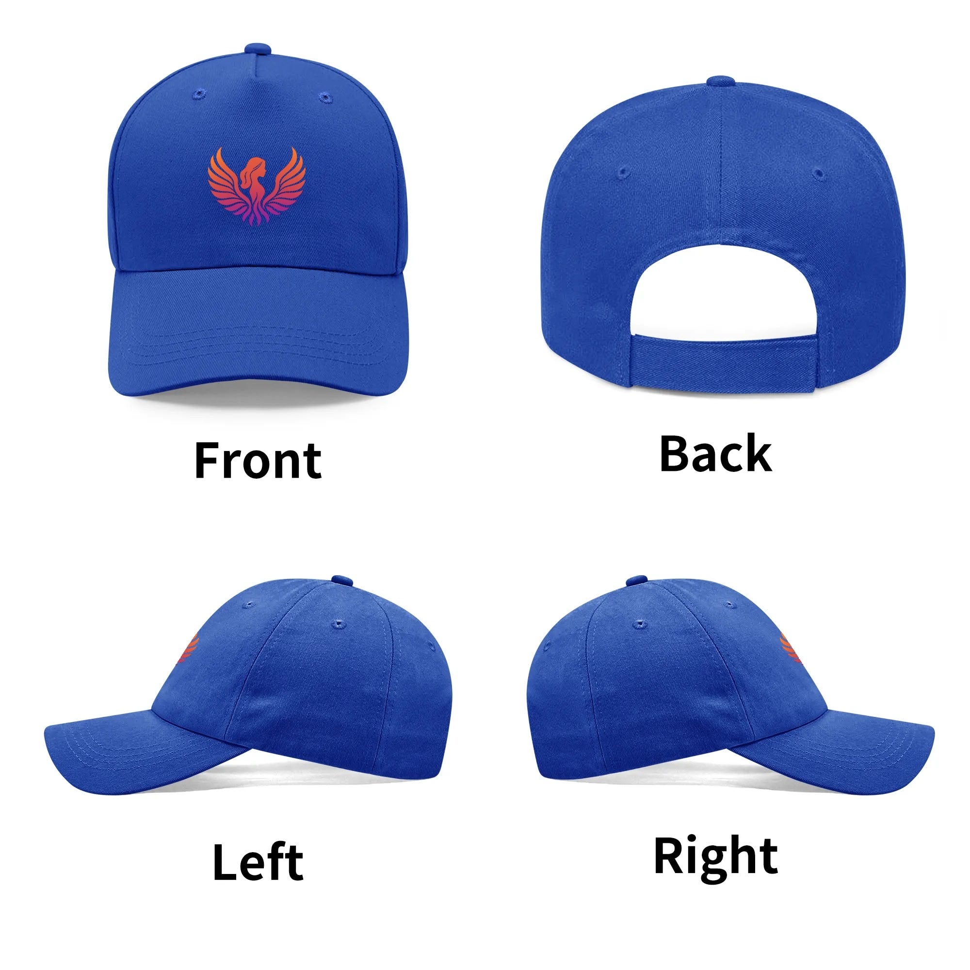 Custom Outdoor Baseball Cap Sun Hat with Front Printed