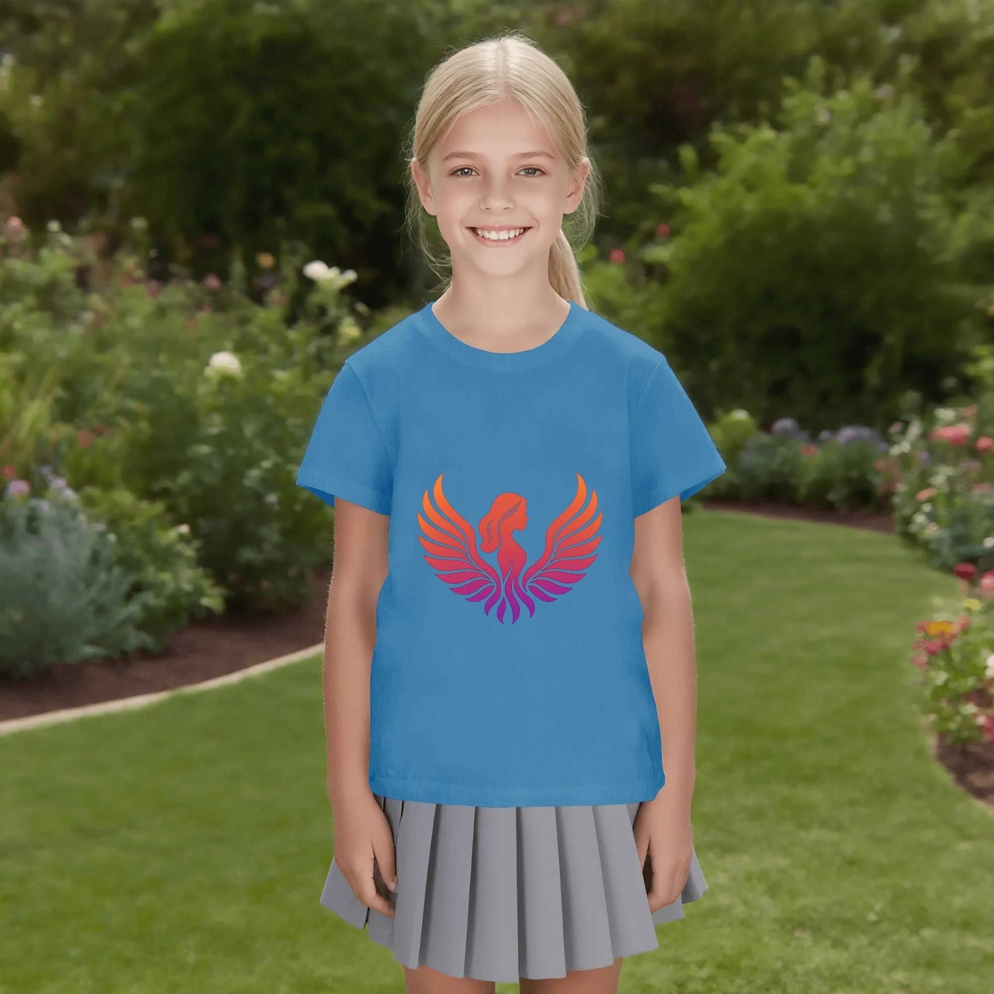 One Side Printing -Kids Crew neck t-shirt