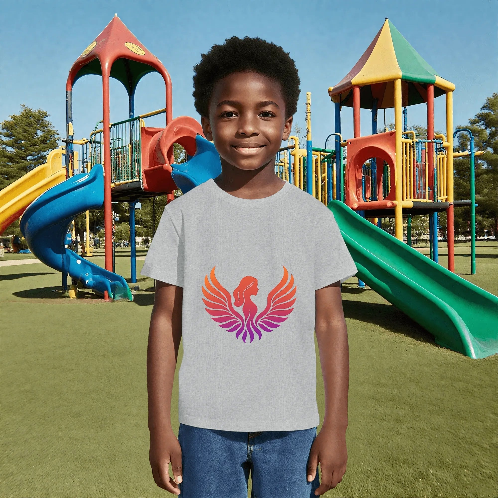 One Side Printing -Kids Crew neck t-shirt